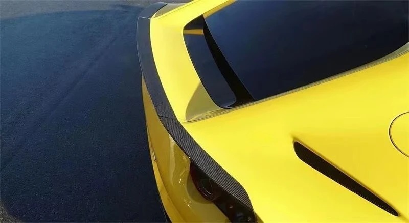 N Style Dry Carbon Fiber Rear Spoiler for 812 Superfast GTS Trunk Wing